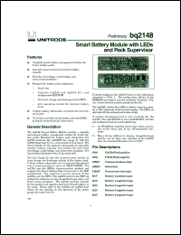 Click here to download BQ2148LB-XXX Datasheet