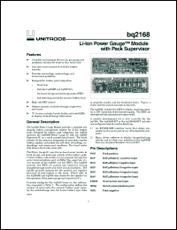 Click here to download BQ2168B-XXX Datasheet