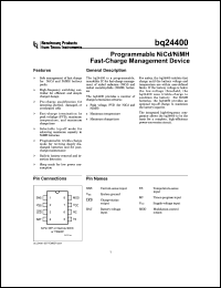 Click here to download BQ24400 Datasheet