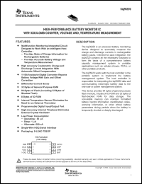 Click here to download BQ26220PW Datasheet