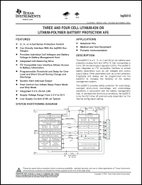 Click here to download bq29312PWR Datasheet