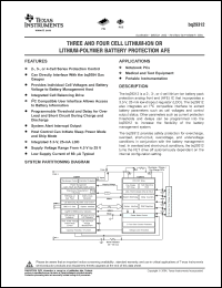 Click here to download bq29312PW Datasheet