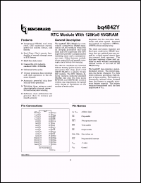 Click here to download BQ4842Y Datasheet