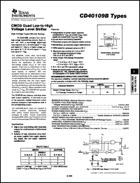 Click here to download CD40109 Datasheet