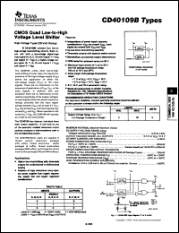 Click here to download CD40109B Datasheet