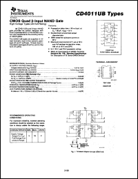 Click here to download CD4011UB Datasheet