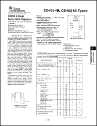 Click here to download CD4021BPW Datasheet