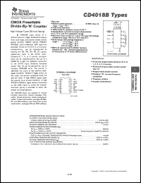 Click here to download CD4018BPW Datasheet