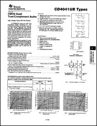 Click here to download CD4041UB Datasheet