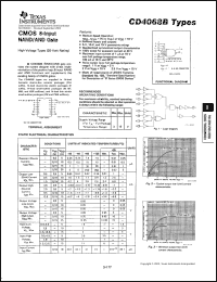 Click here to download CD4068B Datasheet