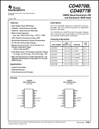 Click here to download CD4070 Datasheet