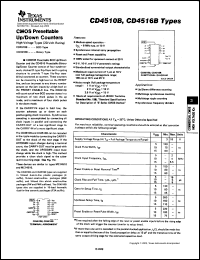 Click here to download CD4510B Datasheet