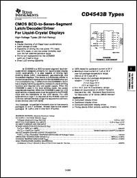 Click here to download CD4543B Datasheet