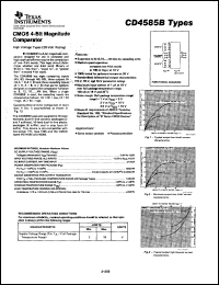 Click here to download CD4585B Datasheet