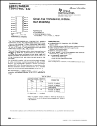 Click here to download CD74AC623M Datasheet