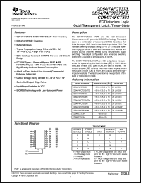 Click here to download CD74FCT533 Datasheet