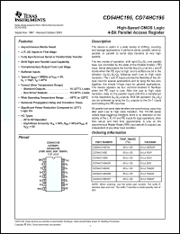 Click here to download CD74HC195PW Datasheet