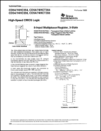 Click here to download CD54HC354 Datasheet