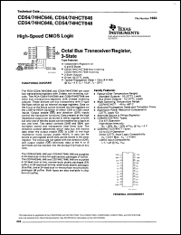 Click here to download CD74HCT646 Datasheet