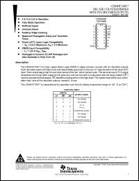 Click here to download CD54HCT4017F Datasheet