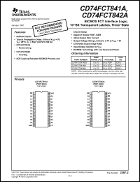 Click here to download CD74FCT841A Datasheet