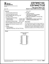 Click here to download CD74HCT132 Datasheet