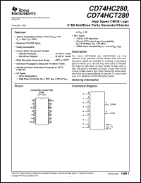 Click here to download CD74HCT280 Datasheet