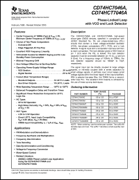 Click here to download CD74HC7046A Datasheet