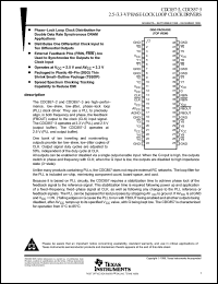 Click here to download CDC857-2 Datasheet