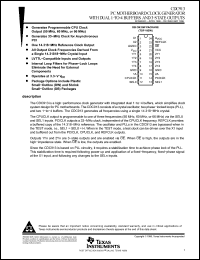 Click here to download CDC913 Datasheet