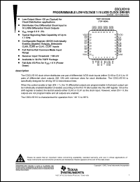 Click here to download CDCLVD110 Datasheet
