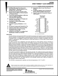Click here to download CDCR83 Datasheet