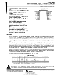 Click here to download CDCVF25084 Datasheet