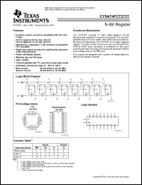 Click here to download CY74FCT273TDIP Datasheet