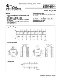 Click here to download CY74FCT374TDIP Datasheet