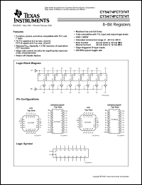 Click here to download CY54FCT374CTDMB Datasheet