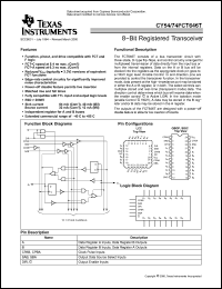 Click here to download CY54FCT646TQSOP Datasheet