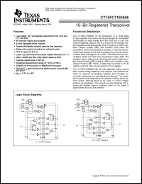 Click here to download CY74FCT163646SSOP Datasheet