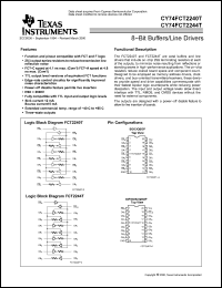 Click here to download CY74FCT2244TDIP Datasheet