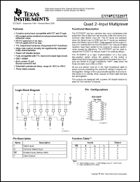 Click here to download CY74FCT2257TQSOP Datasheet