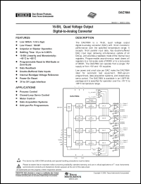 Click here to download DAC7664YCT Datasheet