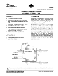 Click here to download DRV592 Datasheet