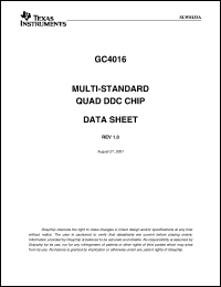 Click here to download GC4016 Datasheet
