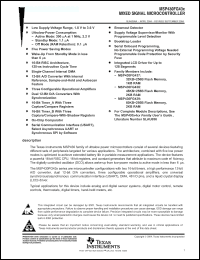 Click here to download MSP430FG439 Datasheet