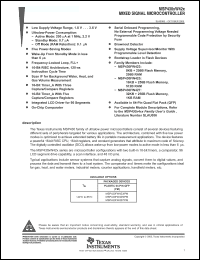 Click here to download MSP430FW423 Datasheet