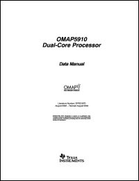 Click here to download OMAP5910 Datasheet