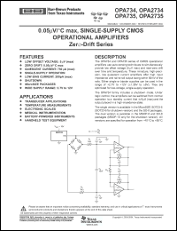 Click here to download OPA734 Datasheet