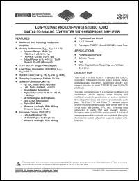 Click here to download PCM1770RGA Datasheet