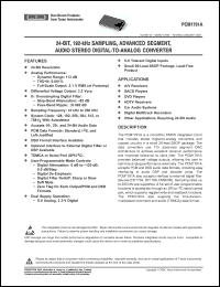 Click here to download PCM1791ADB Datasheet