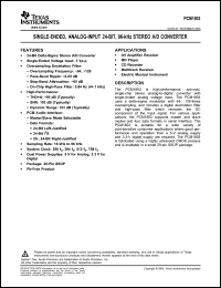 Click here to download PCM1803DB Datasheet